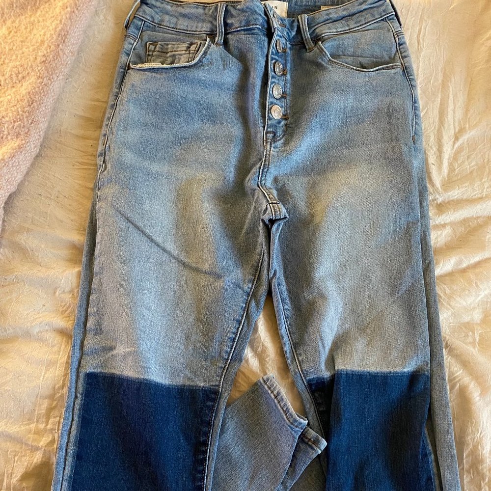 pac sun two color jeans